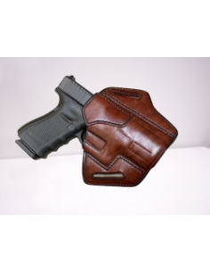 HOLSTER JMC OWB (OUTSIDE WAIST BAND) FAUVE POUR GLOCK 19 GEN4 DROITIER 2