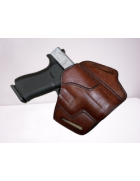 HOLSTER JMC OWB (OUTSIDE WAIST BAND) FAUVE POUR GLOCK 43 GEN4 DROITIER