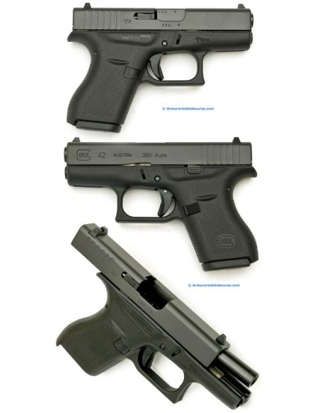 Pistolet Glock 42  en 380 Auto