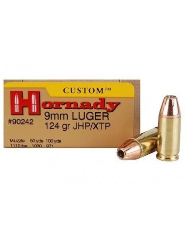 Munitions Hornady 9x19 124gr XTP