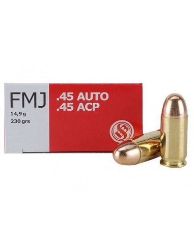 Munitions Sellier & Bellot 45 ACP 230gr