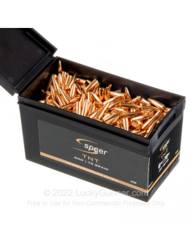 BALLES SPEER 6MM (.243) 70GR TNT...