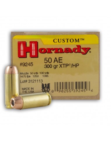 Munitions Hornady 50AE 300 gr XTP