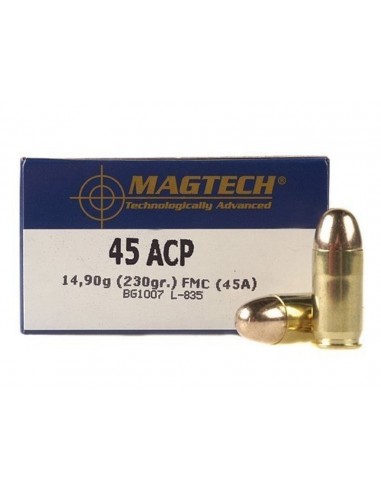 Munitions Magtech 45 ACP FMJ 230 gr