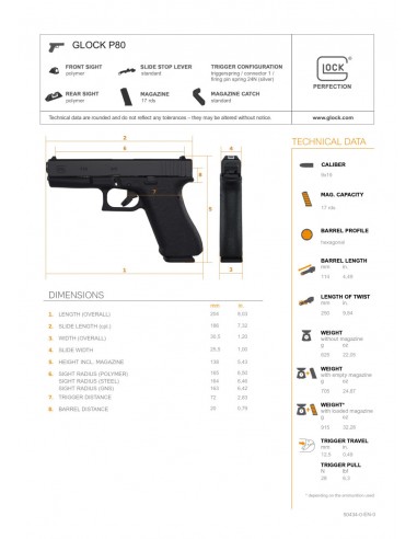 PISTOLET GLOCK P80