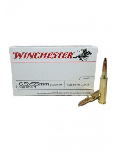 Munition Winchester 6.5X55 SWEDISH 140GR FMJ