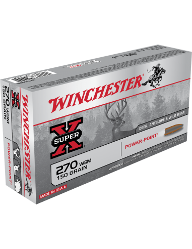 MUNITIONS WINCHESTER 270 WSM 150GR...