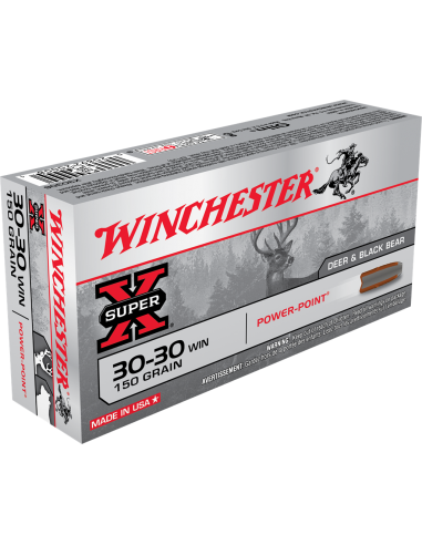 MUNITIONS WINCHESTER 30-30 WIN POWER POINT 150 GR  CX30306