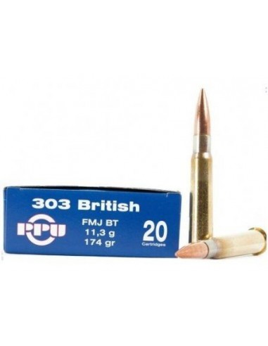 20- Munitions Prvi Partizan 303 British FMJ 11.3g/174grs  VRAC DE 100