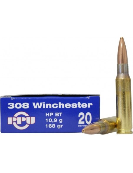 Munitions Prvi Partizan 308 win 168 grs HP BT ( A-363 )