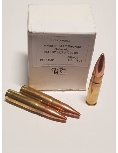 MUNITIONS PRVI PARTIZAN 300 BLACKOUT...