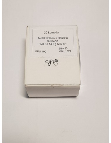 MUNITIONS PRVI PARTIZAN 300 BLACKOUT...