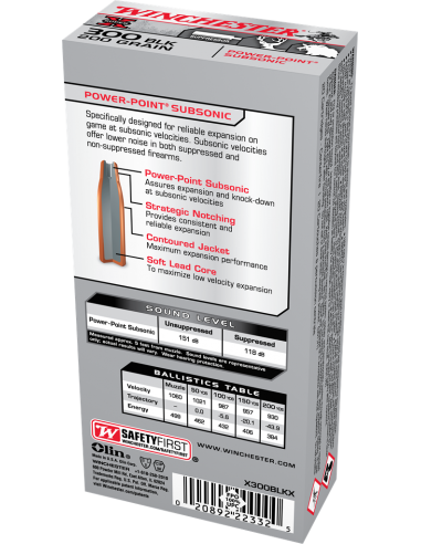MUNITIONS WINCHESTER 300 BLACKOUT...