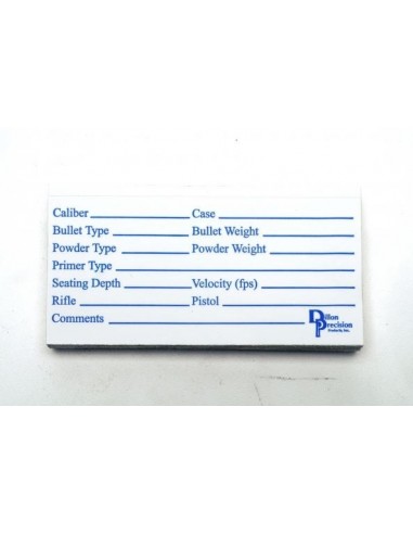 Étiquettes DILLON pour boites de munitions par 100