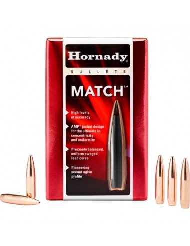 BALLE HORNADY 7MM 162 GR MATCH BTHP...