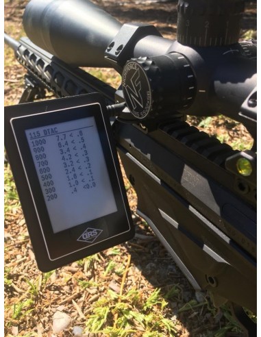 Kestrel E DOPE CARD - DRS