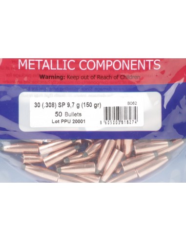 BALLE PRVI PARTIZAN 308  SP  150 GRS...