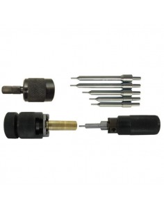 Lyman E-Zee rifle Trim Set (5 Pilots) Case Trimmer LY7821891, raccourcisseur de douille