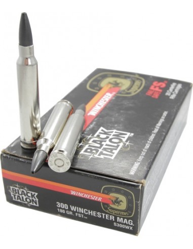 MUNITIONS WINCHESTER 300WM BLACK TALON 180 GR FST