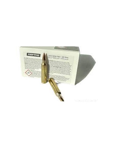 MUNITION NORMA 223 REM TAC 55G FMJ...