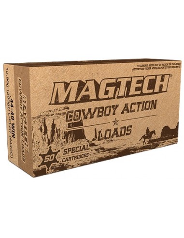 Munitions Magtech 44/40 200gr Plomb tête plate LFN Cowboy Load