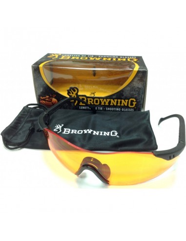 PAIRE LUNETTE DE TIR ORANGE BROWNING