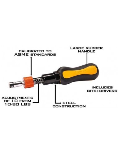 Lyman Pro Drive Tournevis Dynamométrique