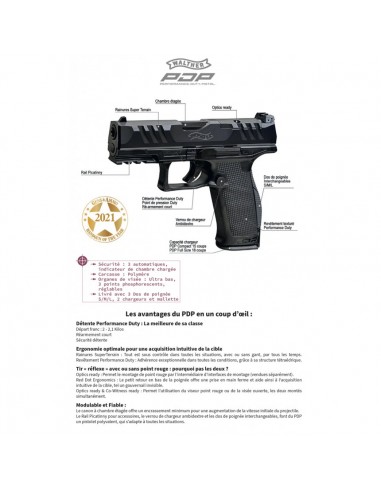 PISTOLET WALTHER PDP PRO SD FULL SIZE...