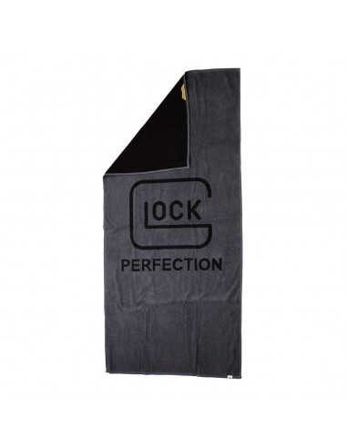 SERVIETTE DE BAIN GLOCK "PERFECTION" GRISE (140X70CM)