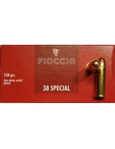 Munitions Fiocchi 38 Spécial 158gr FMJ