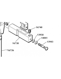 VIS DE REGLAGE DE TIROIR DOSEUSE DILLON - 13943