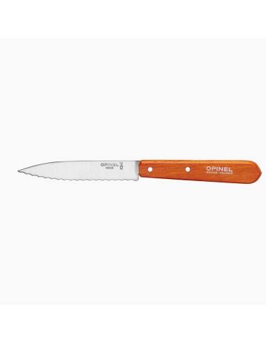 Couteau Opinel N°113 Cranté Mandarine : Couleur et Précision pour Vos Tâches de Cuisine