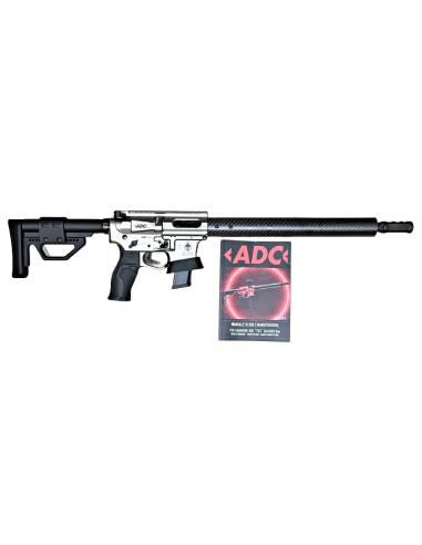 CARABINE AR9 SUPER COMPETITION ADC CAL. 9X19 DIVISION IPSC PCC ARGENT 14.5" LEVIER GAUCHE