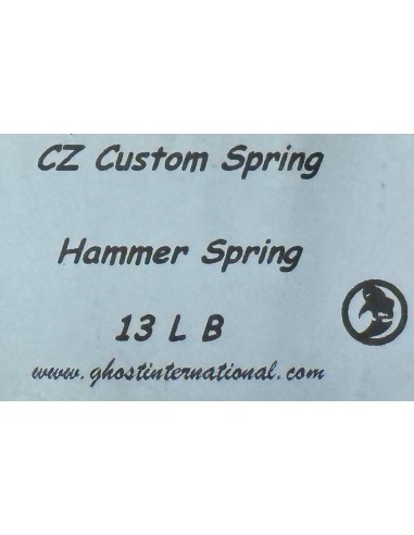 RESSORT DE CHIEN CZ 13 LBS GHOST...