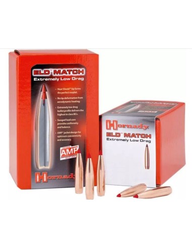 BALLE HORNADY 7MM 162 GR ELD MATCH...