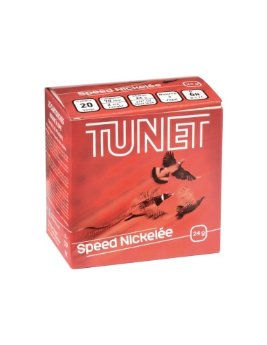 MUNITIONS TUNET SPEED NICKELEE CAL 20/70 N°6  24G