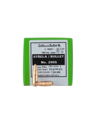 Balle Sellier & Bellot FMJ cal. 7mm...