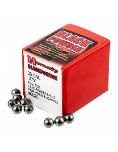 BALLE HORNADY BLACK POWDER 36 .375...