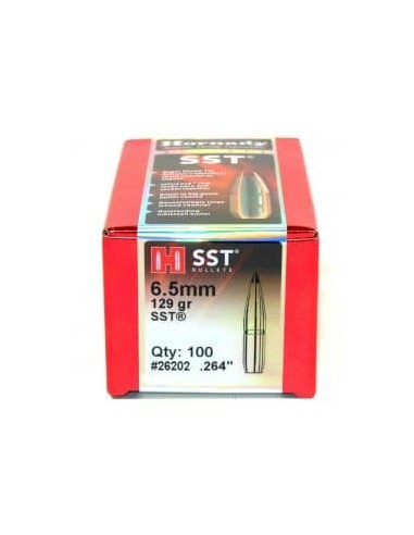 BALLE HORNADY 6.5MM 129 GR SP