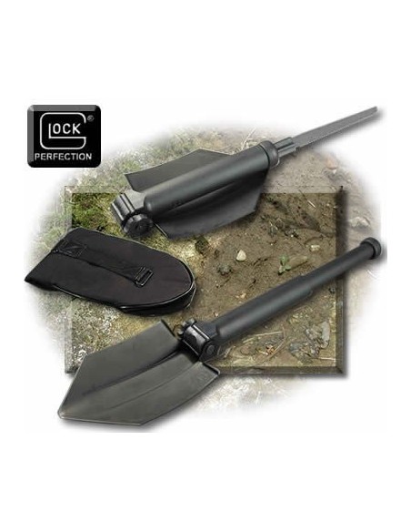 Glock, pelle de terrain avec scie