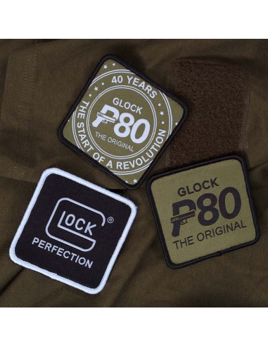 PATCH ECUSSON GLOCK P80 LOT DE TROIS VELCROS