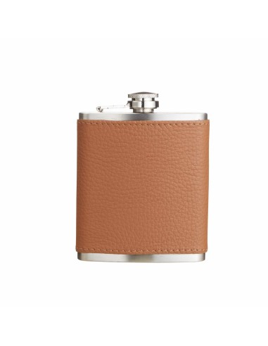 FLASQUE DE POCHE GAINEE CUIR TAURILLO...