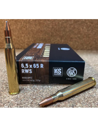 MUNITION RWS 6.5X65R RWS KS 127GR/8.2G
