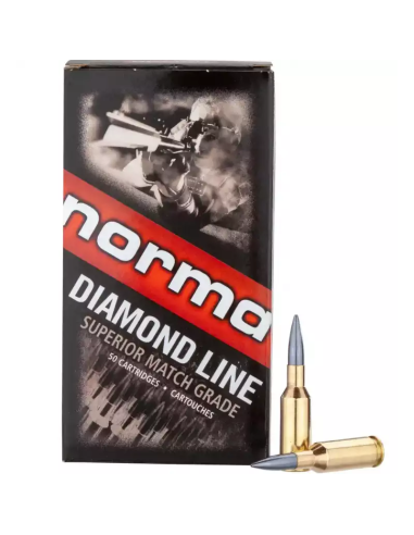 MUNITION NORMA 6MM BR DIAMOND LINE / BOITE DE 50