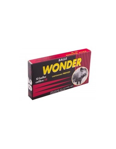 MUNITIONS PREVOT BALLE WONDER CALIBRE...