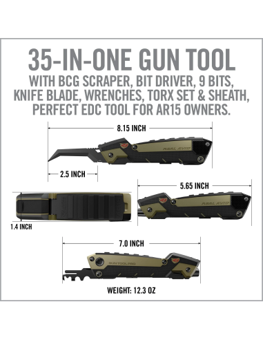 GUN TOOL PRO® – AR15 REAL AVID OUTIL...