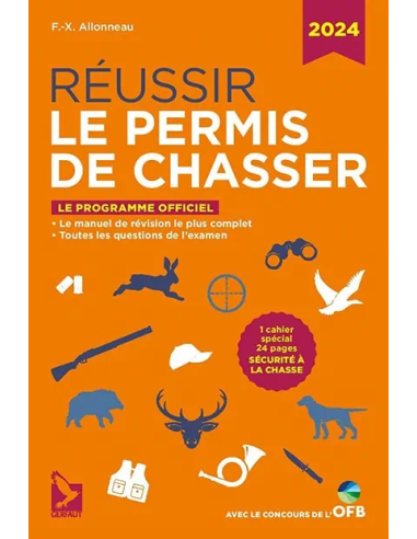 Livre - Réussir le permis de chasser...