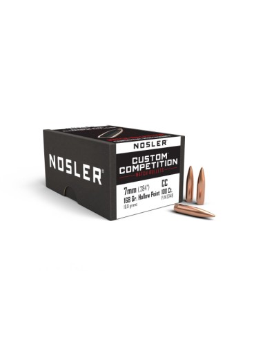 BALLE NOSLER 7MM 168GR HPBT PAR 100...