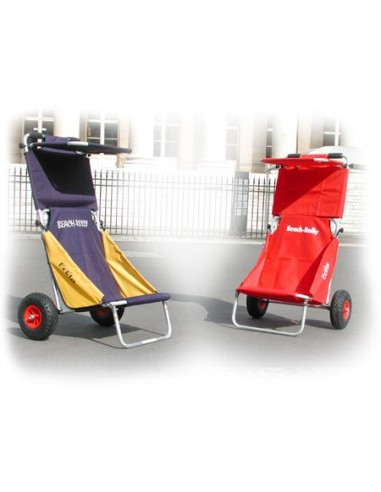 Beach Rolly, chariot fauteuil pour le transport du matériel - NOUVEAU MODÈLE avec PNEUS INCREVABLES