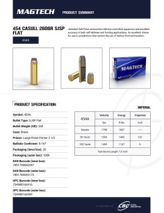 MUNITIONS MAGTECH 454... 2